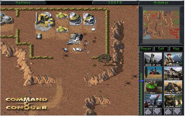 war strategy game like command and conquer