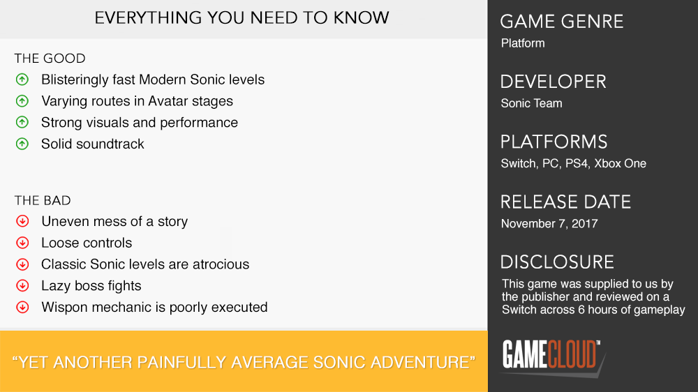 Sonic Forces Critic Reviews - OpenCritic